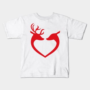 Reindeers Love Kids T-Shirt